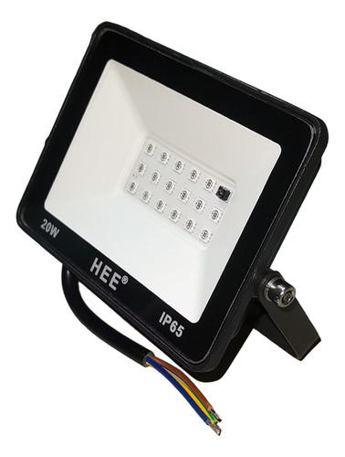 Lampara Reflector Led Rgb Multicolor 20w 16 Colores Hee