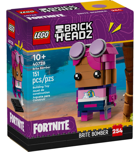 Lego 40728 Brickheadz No. 254 Brite Bomber, Fortnite