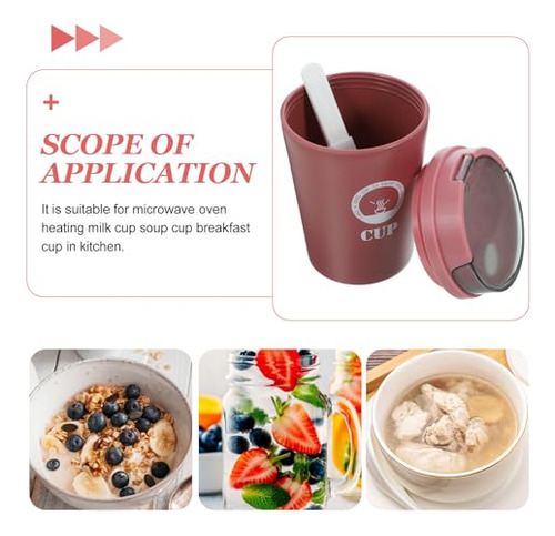 Recipientes Para Sopa En Microondas Con Tapas: Taza Para Sop