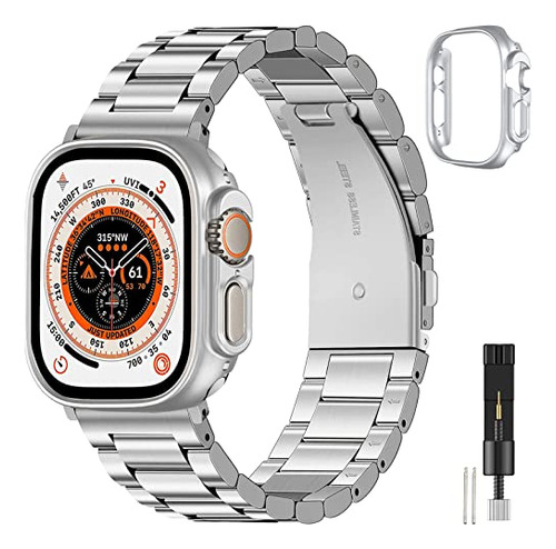 Miimall Compatible Con Apple Watch Ultra 49mm Banda Con Caja