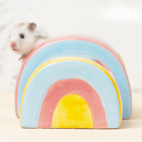 Ceramic Hamster House Hamster Hideout 11cmx7cmx7.5cm