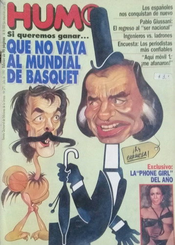 Revista Humor Numero 271 De Julio De 1990