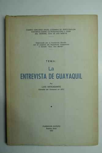 La Entrevista De Guayaquil Luis Mercadante              C107