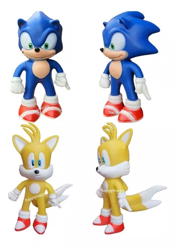 Boneco Sonic The Hedgehog Articulado Tails -super Sonic - Ri Happy