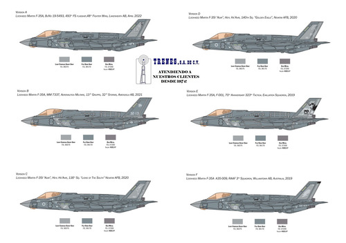 F-35a Lightning 2 Ctol Version Beast Mode By Italeri # 1464