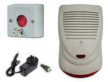Comprar Alarma Con Sirena Boton De Pánico Pulsador Antipanico Exter