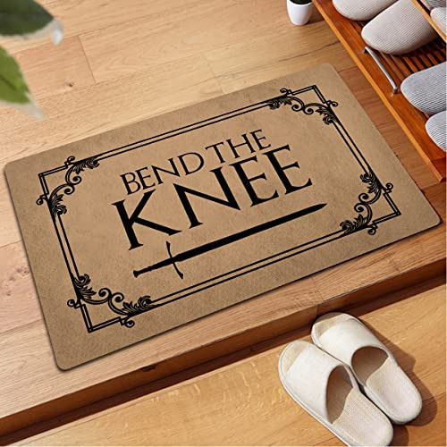 Felpudo Zqh Welcomedoor Mat Bend The Knee Game Of Thrones Do