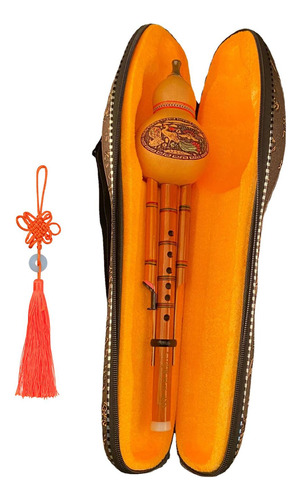 Hulusi Flauta Cucurbit Flauta Instrumento Musical Étnico