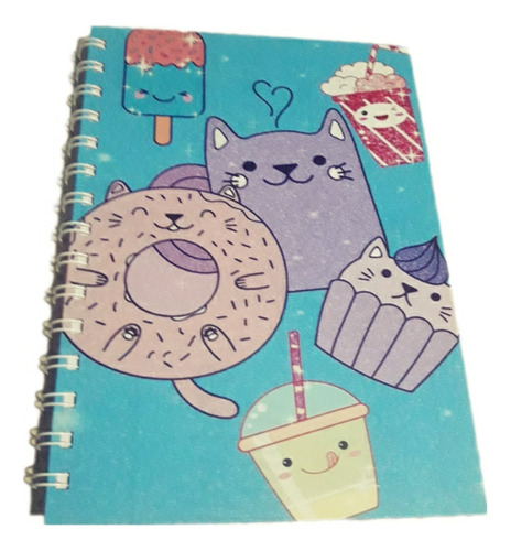 Libreta  Anillada Gatito Muffins