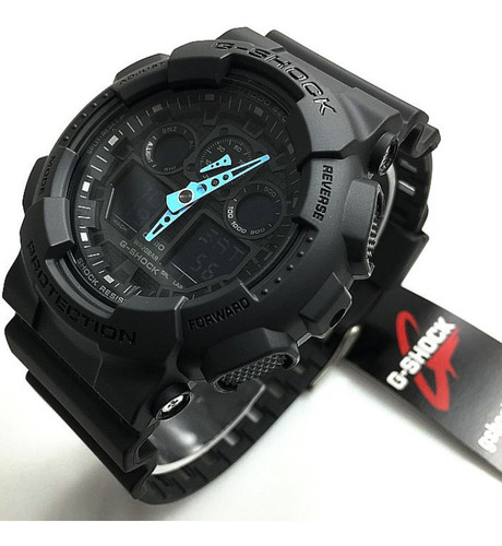 Reloj Original Casio® G Shock Black Blue 200 Mts W. R. Nuevo