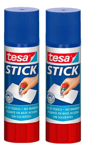 Pegante En Barra Tesa 22 Gr. Stick X 2 Uds