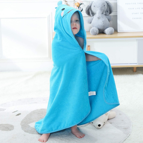 Michley Toalla De Baño Unisex Con Capucha De Animales Para B