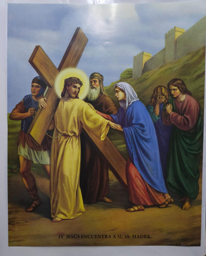 Poster Decorativo Viacrucis 10 Juegos 40x50