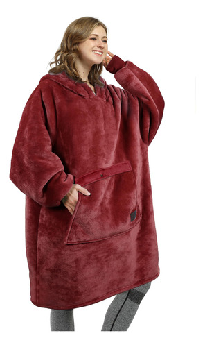 Manta Con Capucha Oversized Catalonia, Sudadera Cómoda De