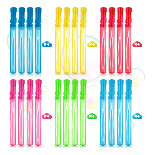 Shylizard 24pcs Varitas De Burbujas Para Favor De La Fiesta,