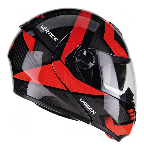 Imagem 4 de 6 de Capacete Peels Urban Vertice Preto/vermelho
