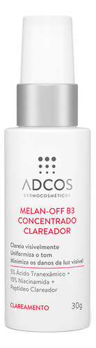 Adcos Melan-off B3 Concentrado Clareador Sérum P Mancha 9891 Normal Dia/noite