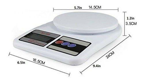 Balanza Digital Hogar Cocina 1gr A 10kg Alta Precision Joyas