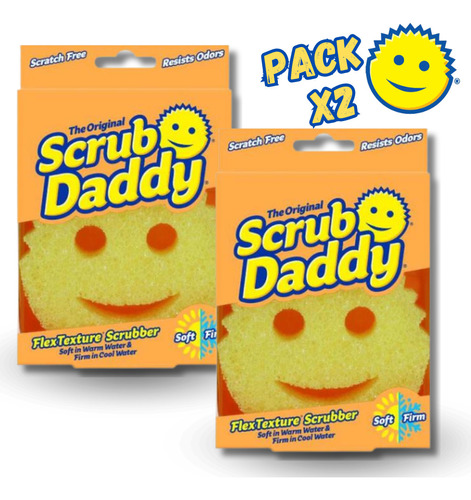 Scrub Daddy Esponja Original Pack X2