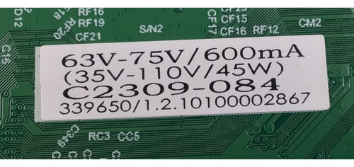 Main Fuente Evl Original 339650 Tpd.mt9602.pb801 (t) 40evlsm (Usado)