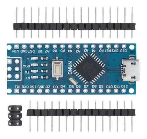 Arduino Nano V3 Micro Usb Ch340 16 Mhz Atmega 328p Atmega328