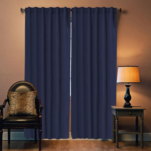 Juego De Cortinas Blackout Textil 140 X 210m Oferta!!