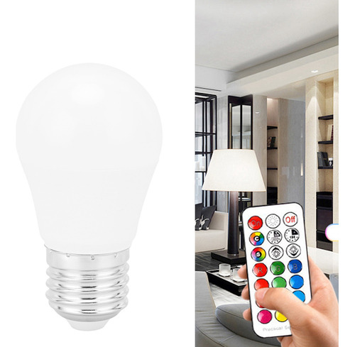 Bombilla Led Rgb De 12 Colores, 5 W, Que Cambia De Color, 50