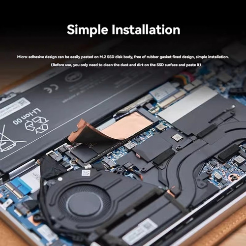 Disipador De Calor Ssd Copper 2280 Enfriador De Disco Duro S