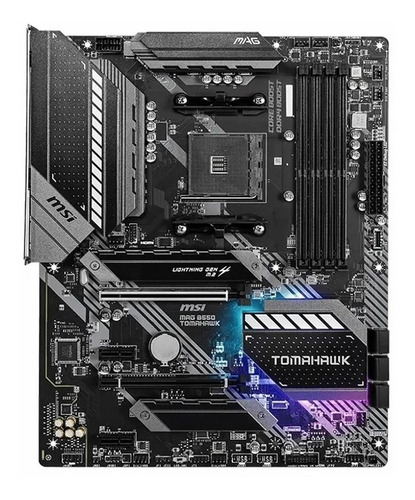 Imagen 3 de 7 de Mother Msi B550 Tomahawk Am4 Ddr4 3ra Y 5ta Gen Ddr4