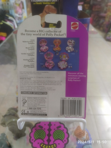 Vintage Polly Pocket, Scooter Fun Dolls Muñecas Miniatura (Usado)