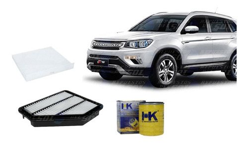 Kit Filtros Changan Cs75 2.0 17 - 19 Aire Polen Aceite 