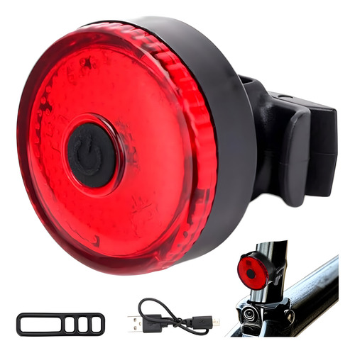 Luz Trasera Para Bicicleta Luces Scooter Lámpara Recargable