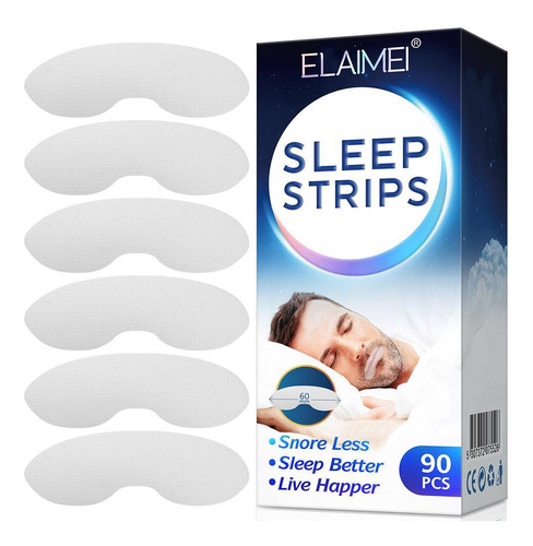 Cinta Adhesiva Antironquidos Para Dormir, Boca, Boca, 90 Tir