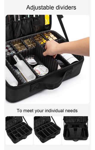 Bolsa De Cosméticos, Bolsa De Mano De Belleza, Bordada, Prof