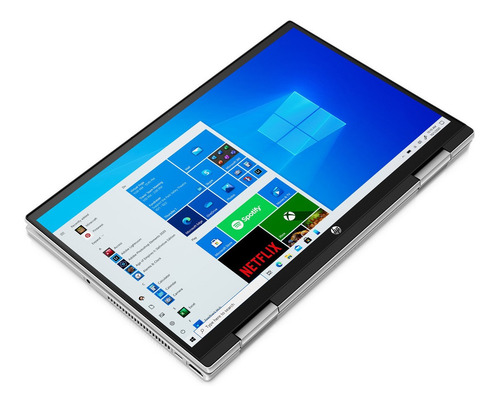 Imagen 4 de 6 de Notebook HP Pavilion x360 14-dy0010la plateada natural táctil 14", Intel Core i5 1135G7 8GB de RAM 512GB SSD, Intel Iris Xe Graphics G7 80EUs 1920x1080px Windows 10 Home