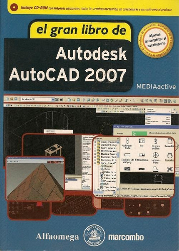 Libro El Gran Libro De Autodesk Autocad 2007 Cd De Alfaomega