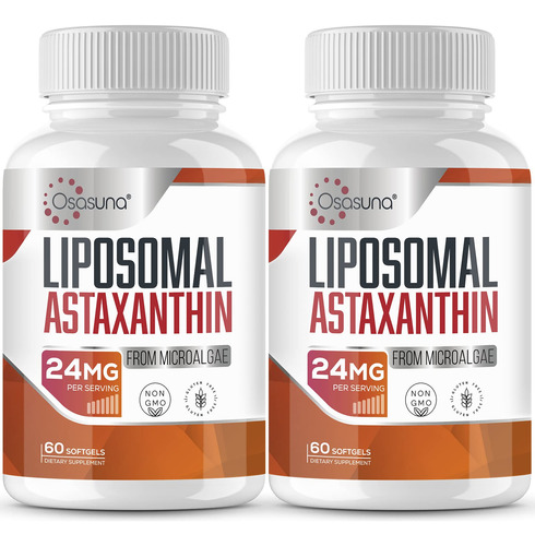 Astaxantina 24 Mg - Suplementos De Asstaxantina Liposomal Pa