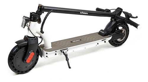 Imagen 10 de 12 de Monopatin Electrico Scooter Aut30km Lcd U5 Blanco Schoom