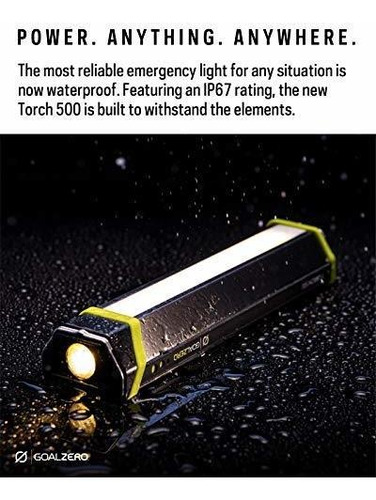 Linterna Multiuso Torch 500. Linterna Led, Linterna Sol...