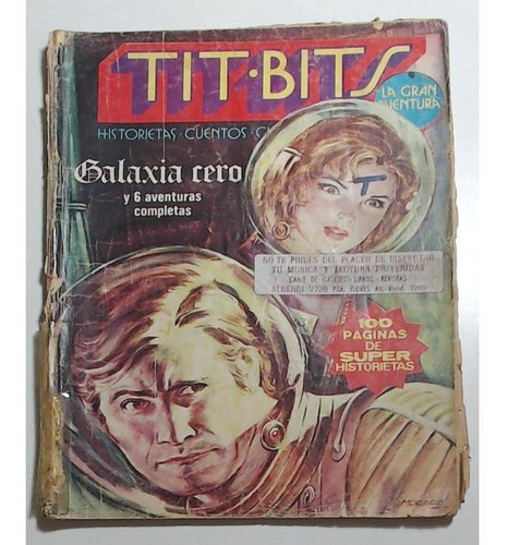 Historieta Tit-bits La Gran Aventura Galaxia Cero
