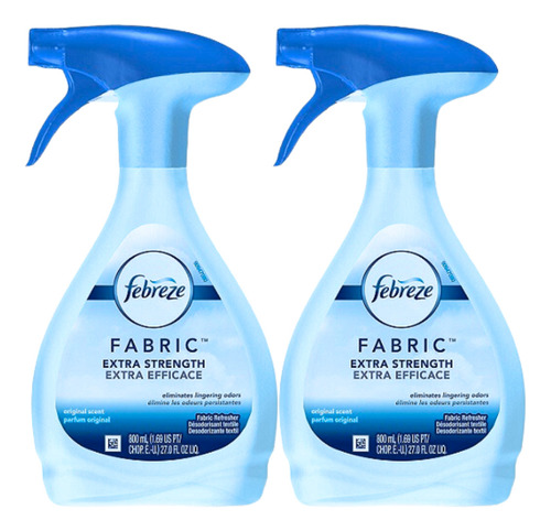 Febreze  Aromatizante De Telas Olores Fuertes - 800ml Packx2