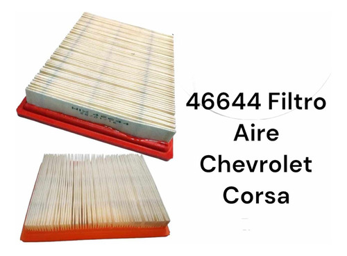 46644 Filtro Aire Tipo Panel Corsa (motor)