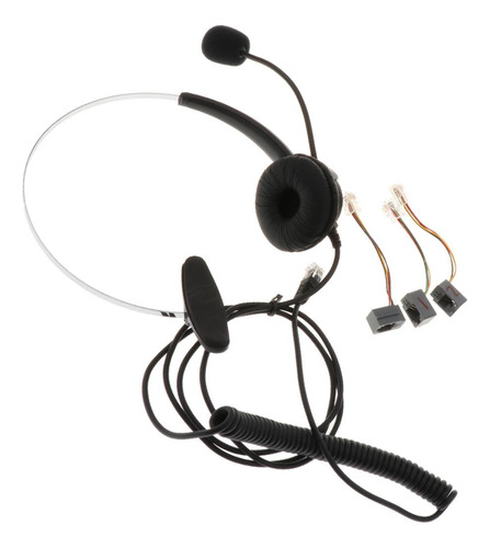 4 Auriculares Monofónicos Earhook Auriculares Call Center