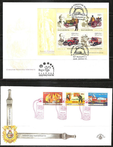 Imagem 4 de 6 de # Mcn # Lote Temático 1999/18 - Bombeiros - X14 Fdc's Novos