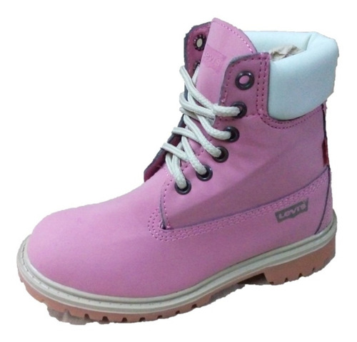 Botas Levi's Para Niña Color Rosa T: 14cm, Hermosas