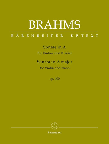 Brahms: Violín Sonata En Mayor Op. 100