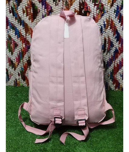 Mochila Import Asiatica Kawaii Con Osito Good Luck Rosa Liso