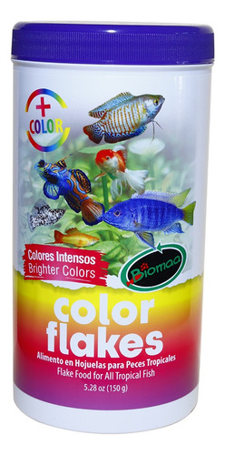 Color Flakes 150g Alimento Para Peces Biomaa 