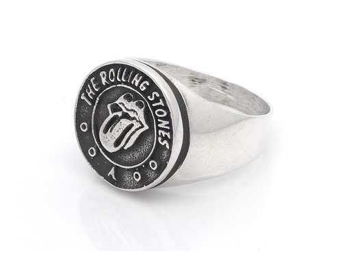 Anillo Rolling Stones Plata 925 Todos Los Talles A Medida