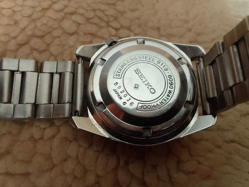 Reloj Para Hombre Seiko Automático - Mod 6119-8090 Plateado Plateado Plateado (Usado)